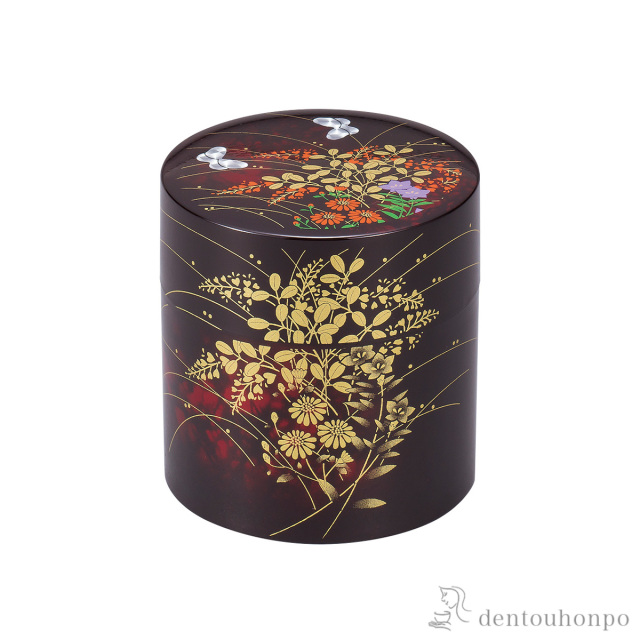 【伝統工芸】京都 漆器の井助　越前塗　根来 長手盆 布貼 瓢箪 春秋 2点セット 隅切膳 11.5 瓢春秋 布張 曙/根来 ランチョンマット・折敷 12